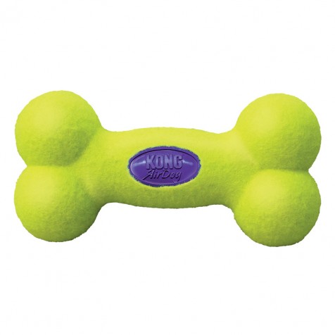 Kong – Juguete Kong para perros Bone Squeaker. Amarillo. Talla M