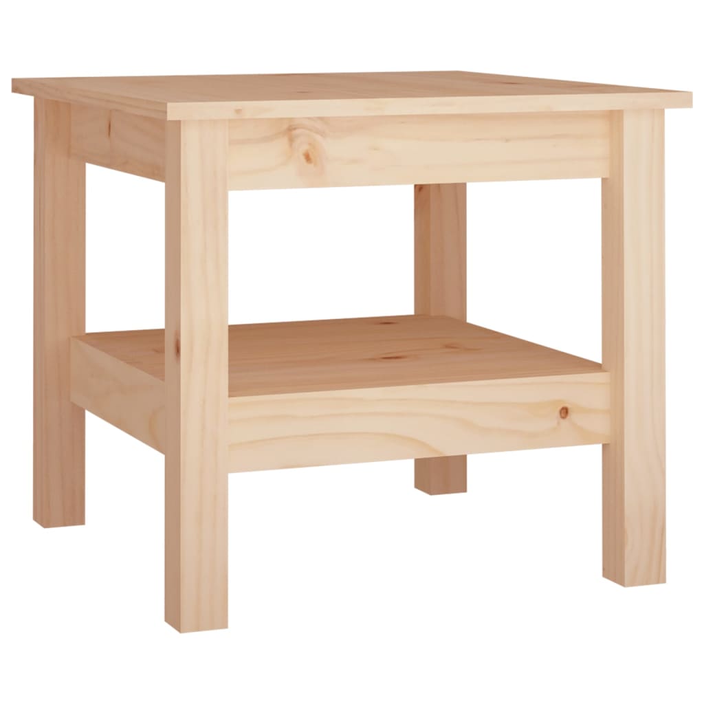 vidaXL Mesa de centro 45x45x40 cm Madera maciza de pino