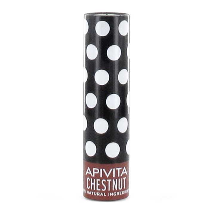 Apivita Bálsamo Labial Hidratante con Castaña - 99% Ingredientes Naturales