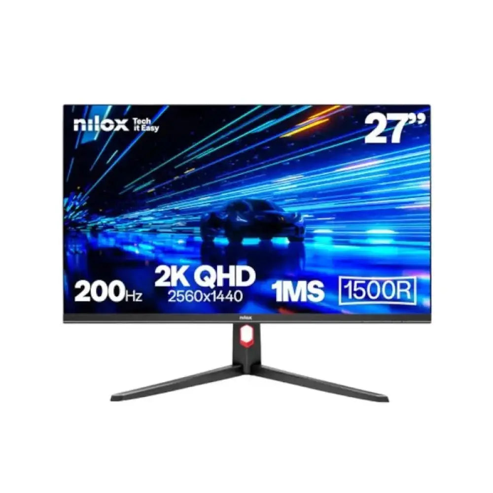 Monitor Nilox NXM27CV2K2001 27" QHD 200Hz VA 1ms Gaming FreeSync