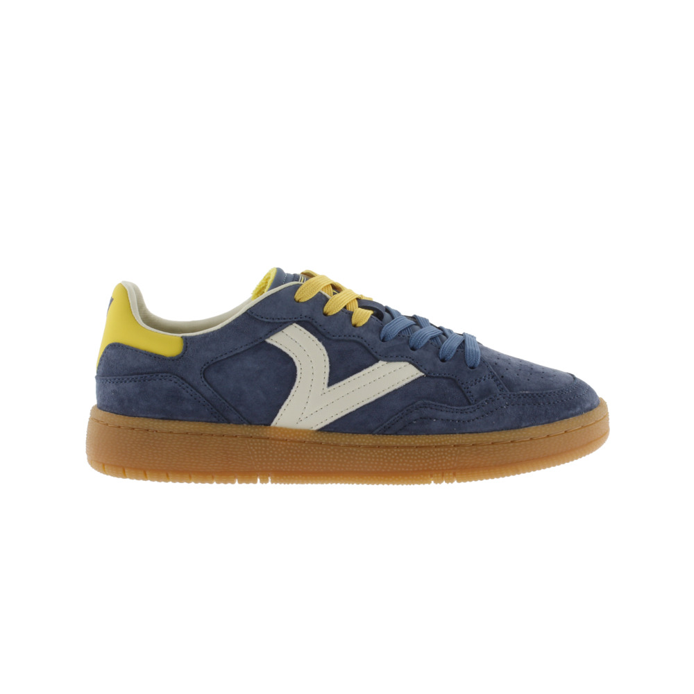Victoria 1985 SMASH Zapatillas de serraje con piezas en contraste y suela caramelo 8806116