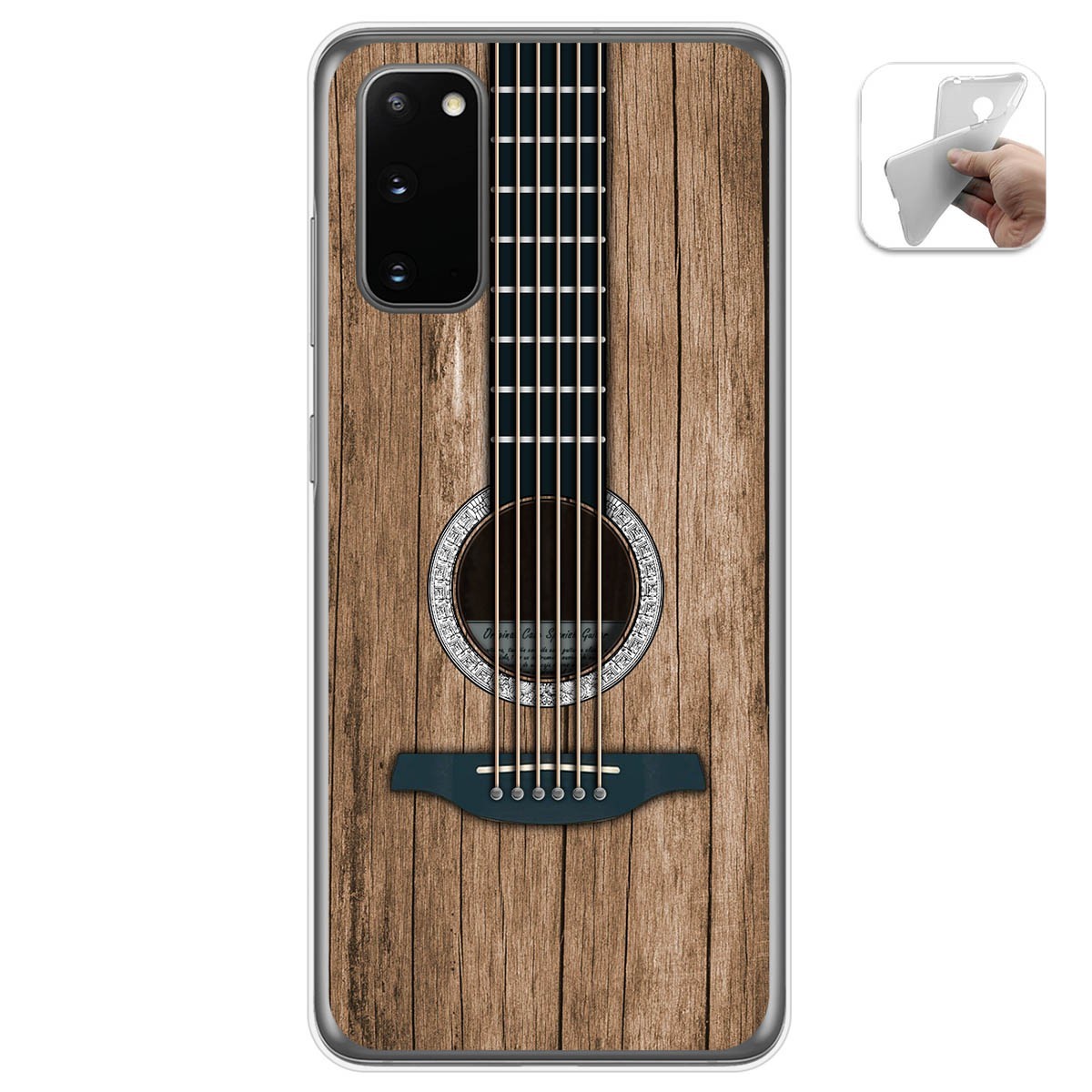 Tumundosmartphone Funda Gel Tpu para Samsung Galaxy A41 diseño Madera 11 Dibujos