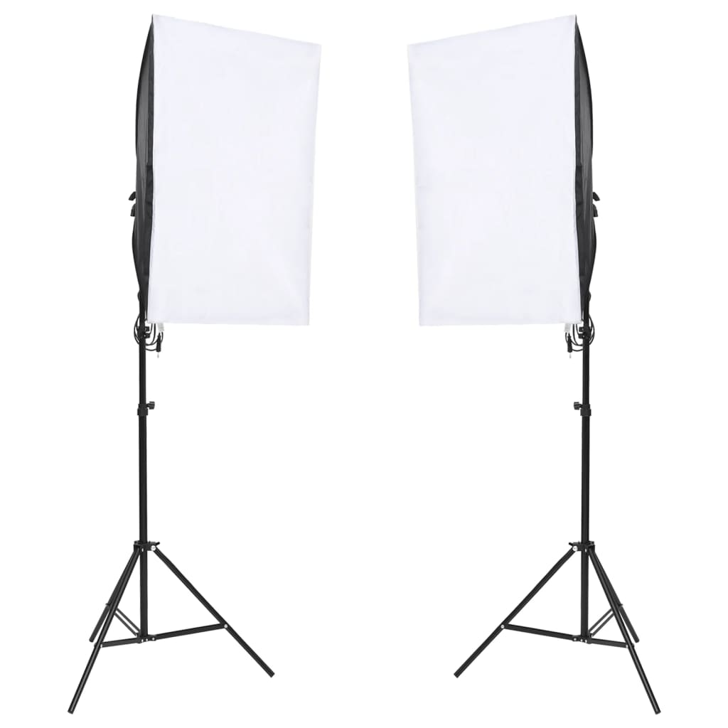 vidaXL Lámparas de estudio profesional 2 unidades 40x60 cm