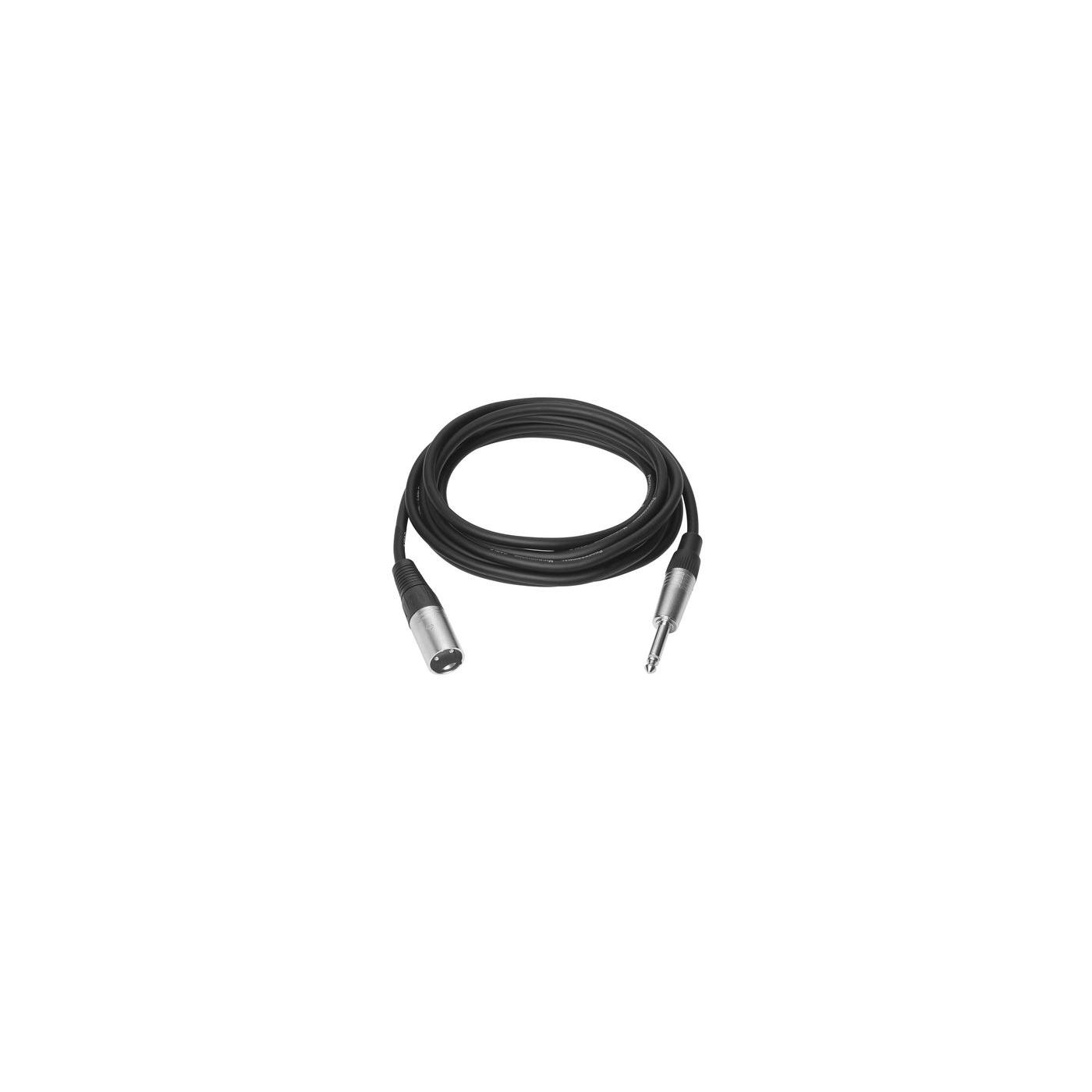 Cable de Audio Vivolink XLR M a Jack Mono 6.35mm de Alta Calidad