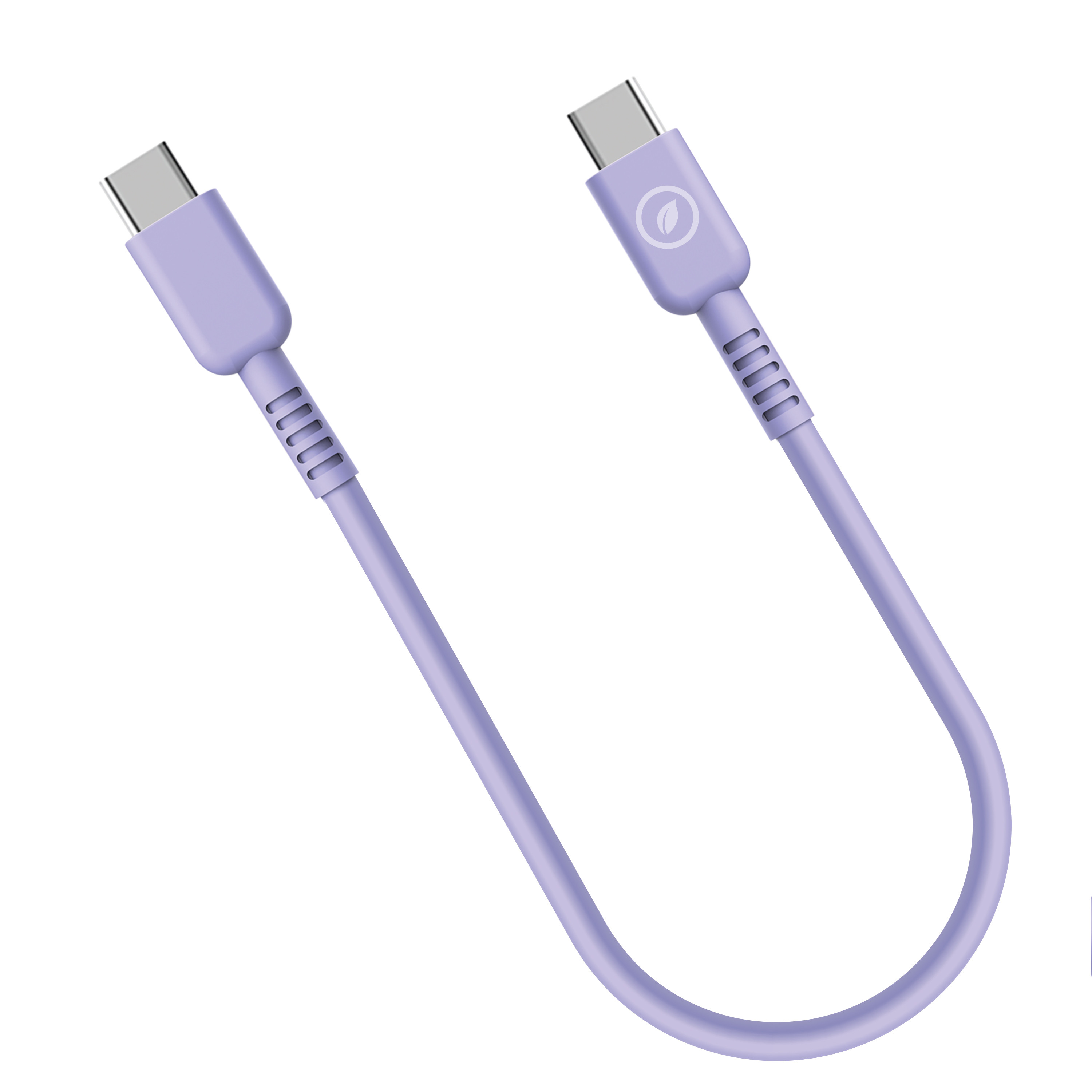 Muvit for change cable tipo c a tipo c 3a/60w 0.2m lavanda