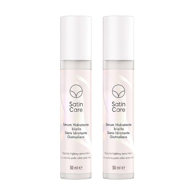 Gillette Venus Satin Care Pack de 2: serum hidratante diario para ingles y zona intima (50ml x 2)