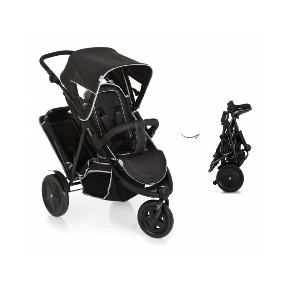 HAUCK Silla de paseo gemelar tandem FREERIDER SH12 negro de Hauck