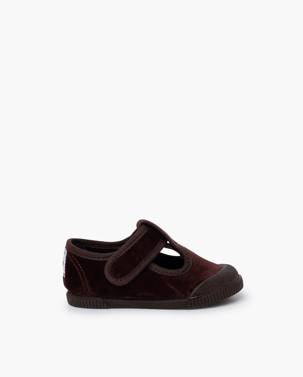 Pisamonas Pepitos barefoot terciopelo puntera goma
