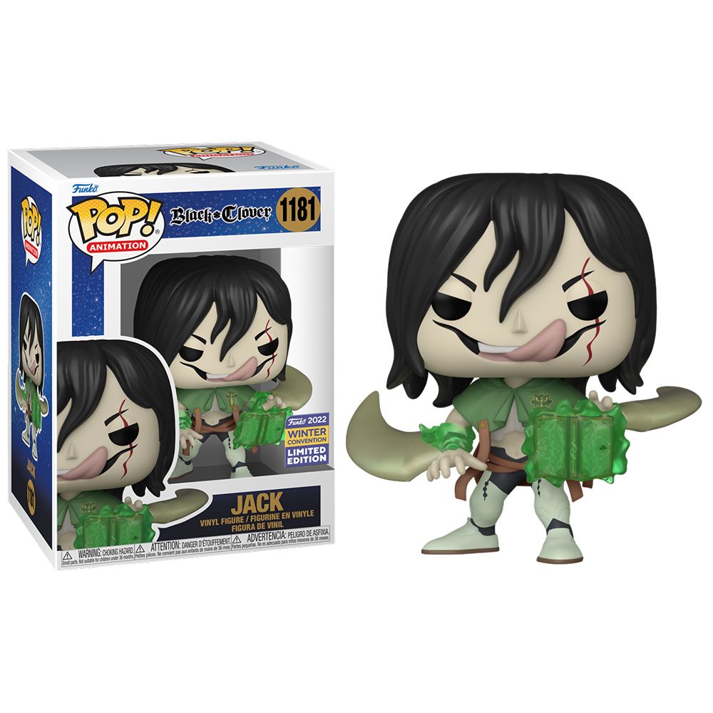 Funko Pop! Black Clover - Jack the Ripper (Winter Convention 2022) Exclusivo, 65346, Nº1181