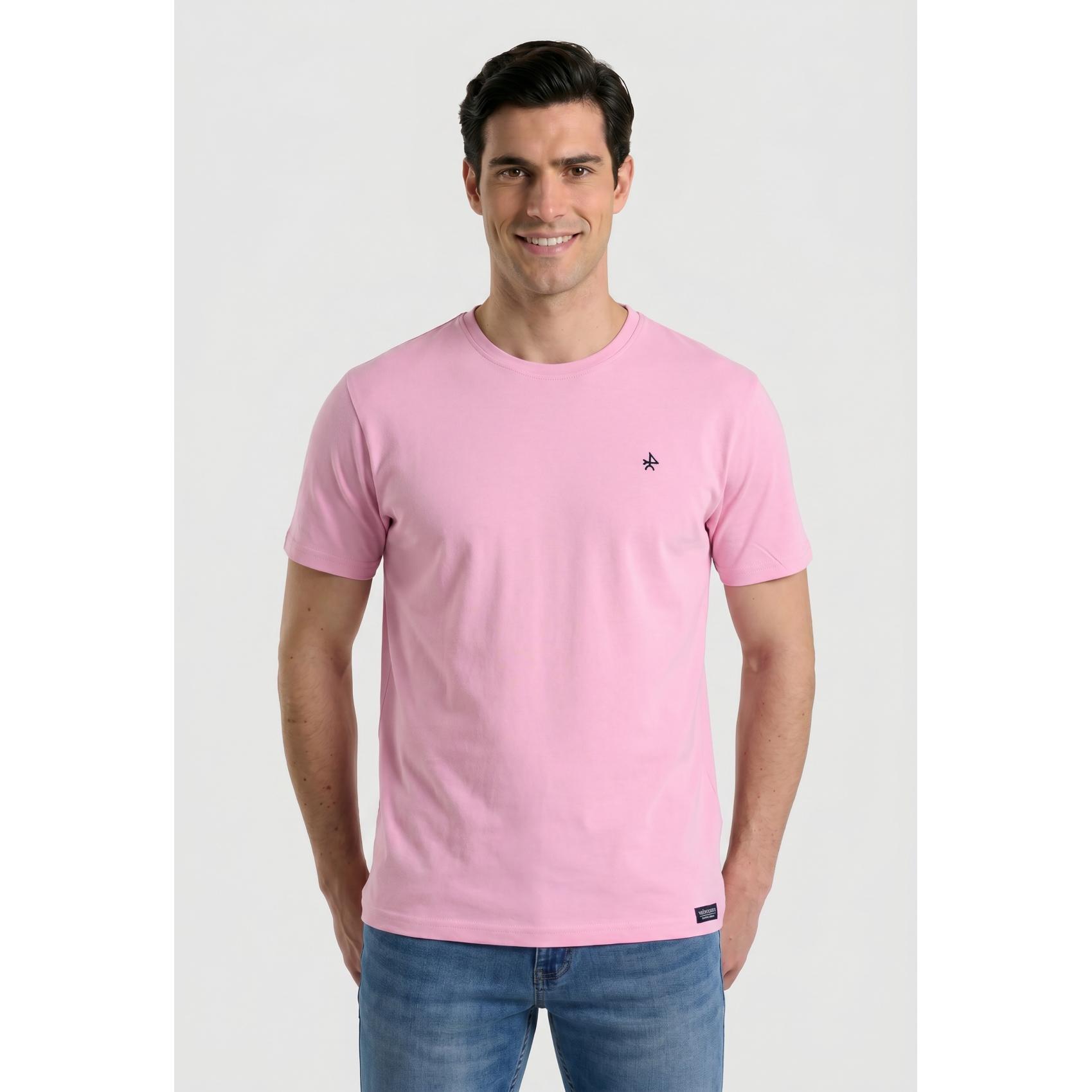 Camiseta logo Valecuatro rosa