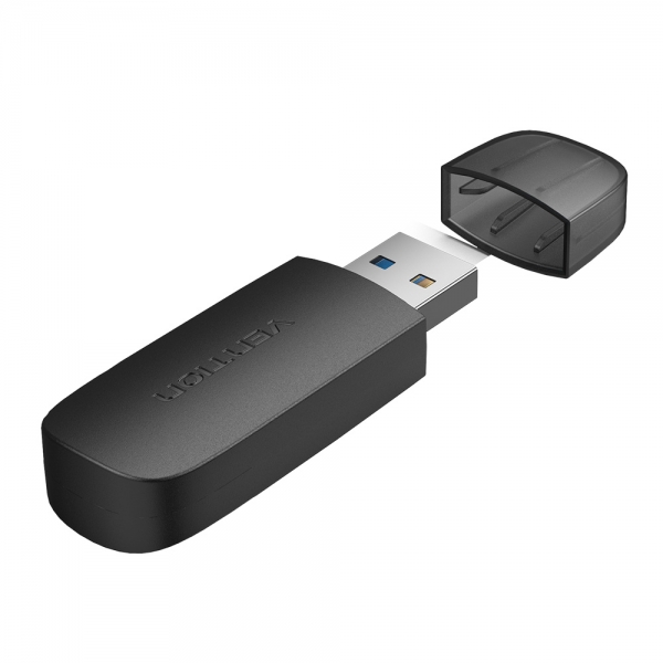 Vention lector de tarjetas externo usb 3.0 - color negro