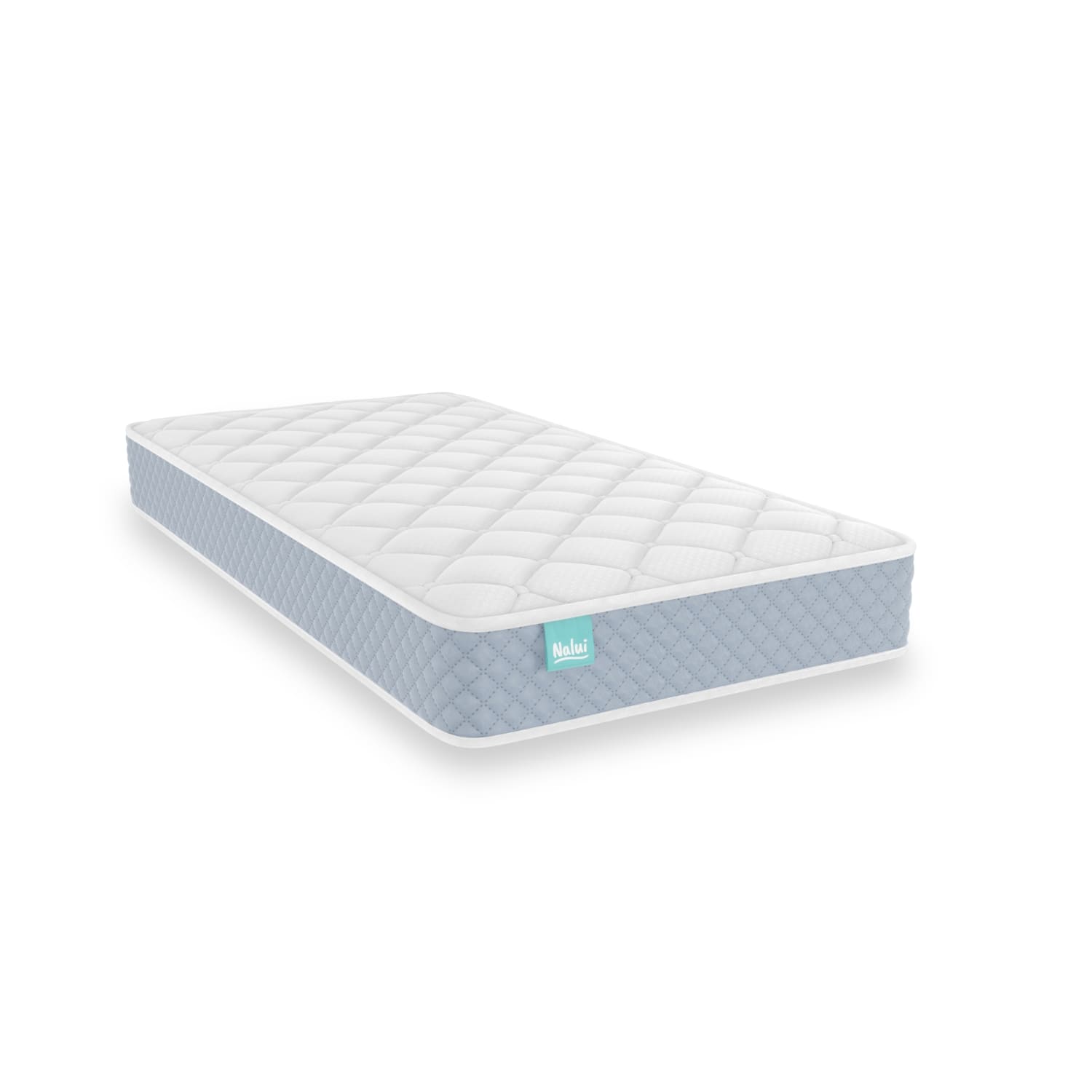 Colchón Cuna Baby One Azul Claro ±12cm | Certificado Oeko-Tex® | Hecho en España