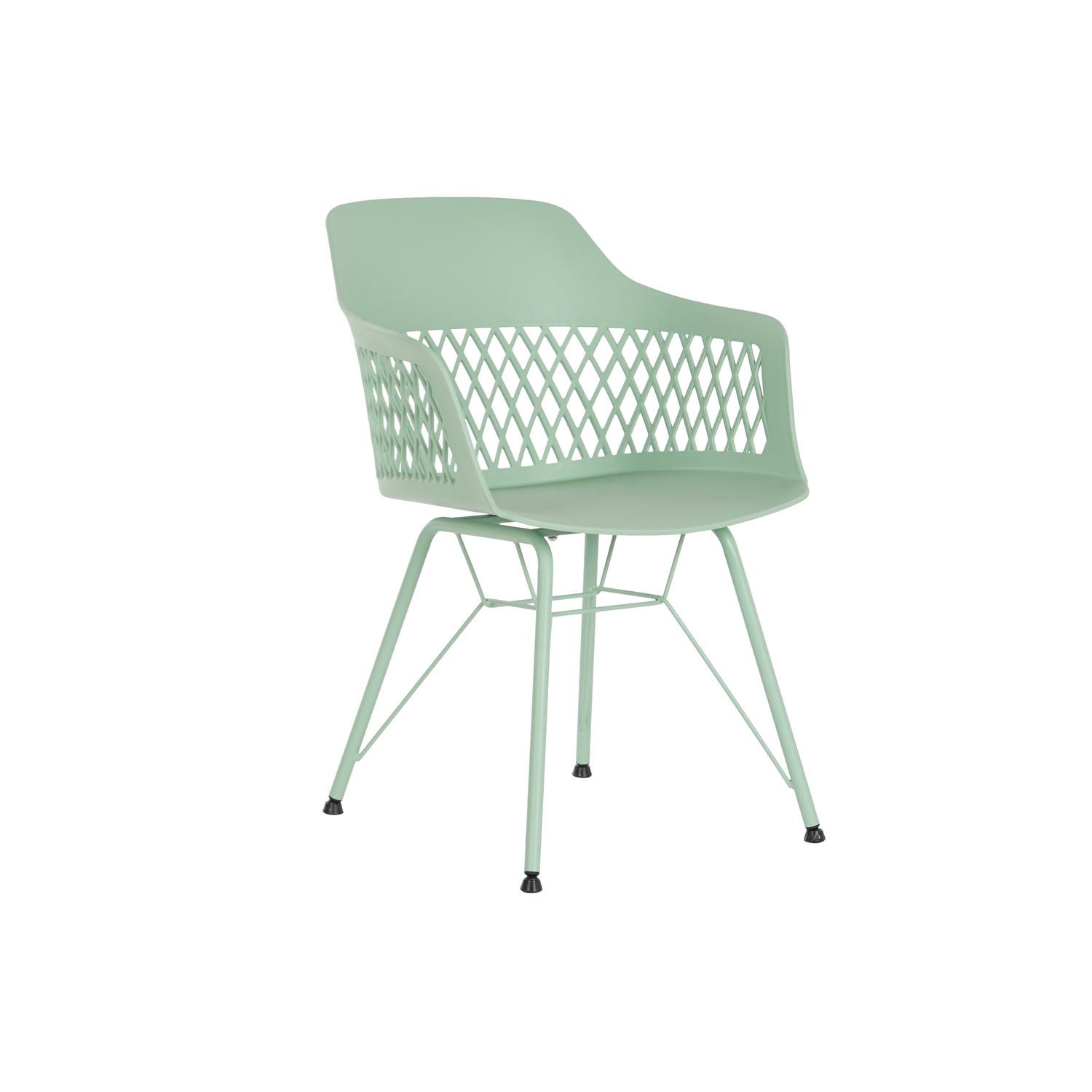 SILLA PP METAL 57X57X80,5 VERDE FIJALO MB202796