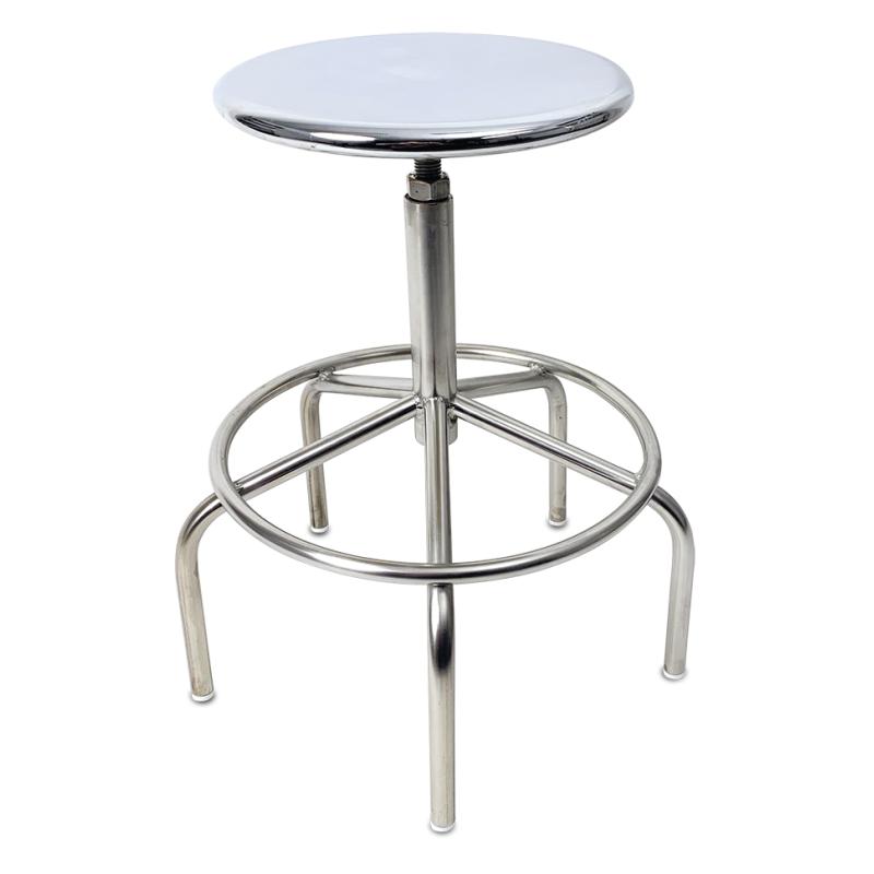 Taburete inox regulable