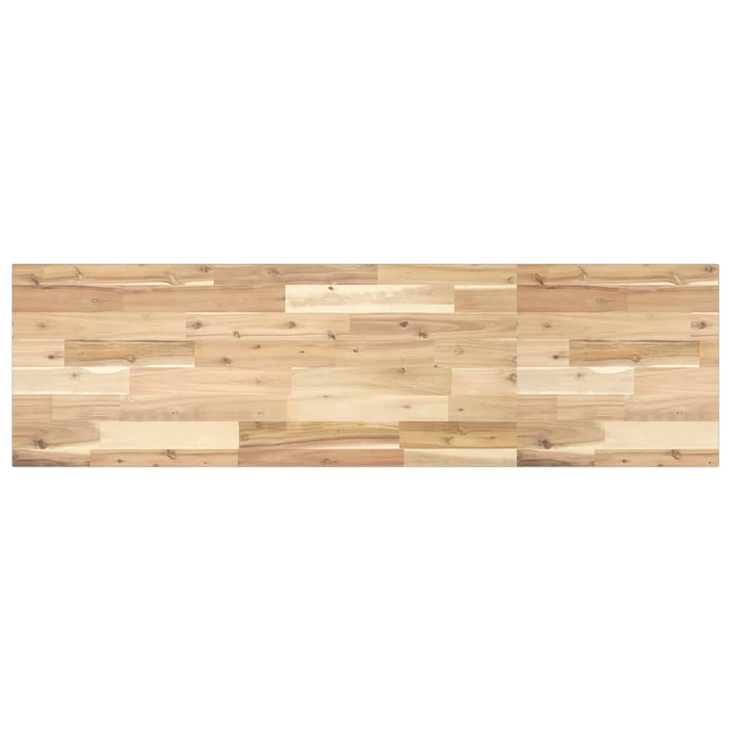 Vidaxl Estante Flotante Madera Acacia Maciza Acabado Aceite 160x40x2cm Marrón