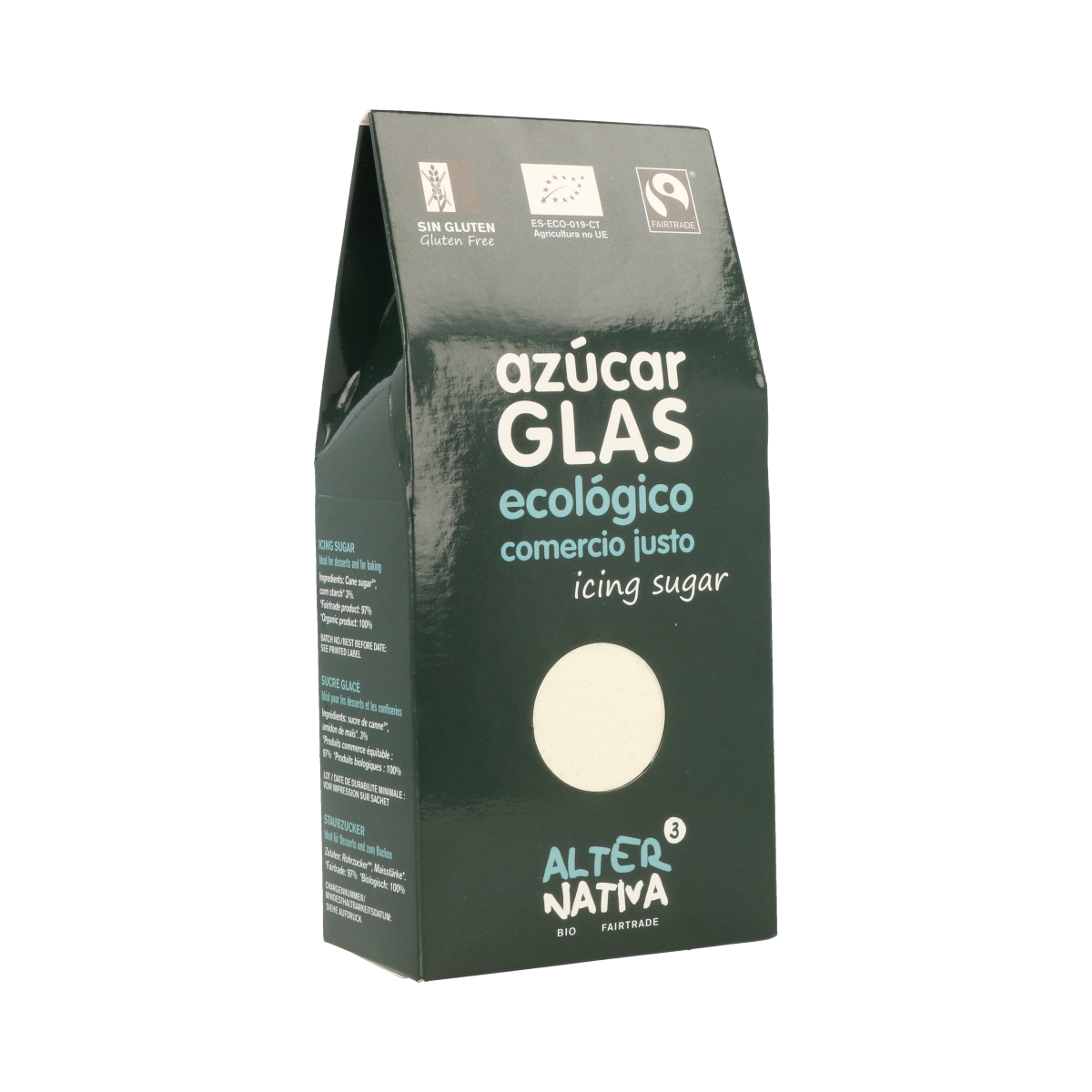 Azúcar de Caña Glas Ecológico 250 g Alternativa3