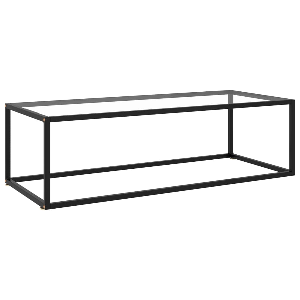Vidaxl Mesa de Centro con Vidrio Templado 120x50x35 Cm Transparente
