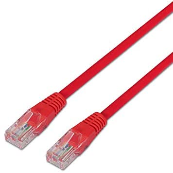Aisens - Aisens - cable de red latiguillo rj45 cat.5e utp awg24, rojo, 0.5m