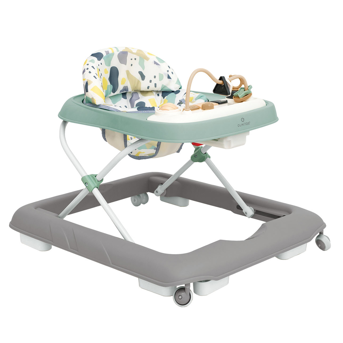 Olmitos - Andador bebe con Bandeja de Actividades – Primeros pasos Estimulación Sensorial y Desarrollo Motriz