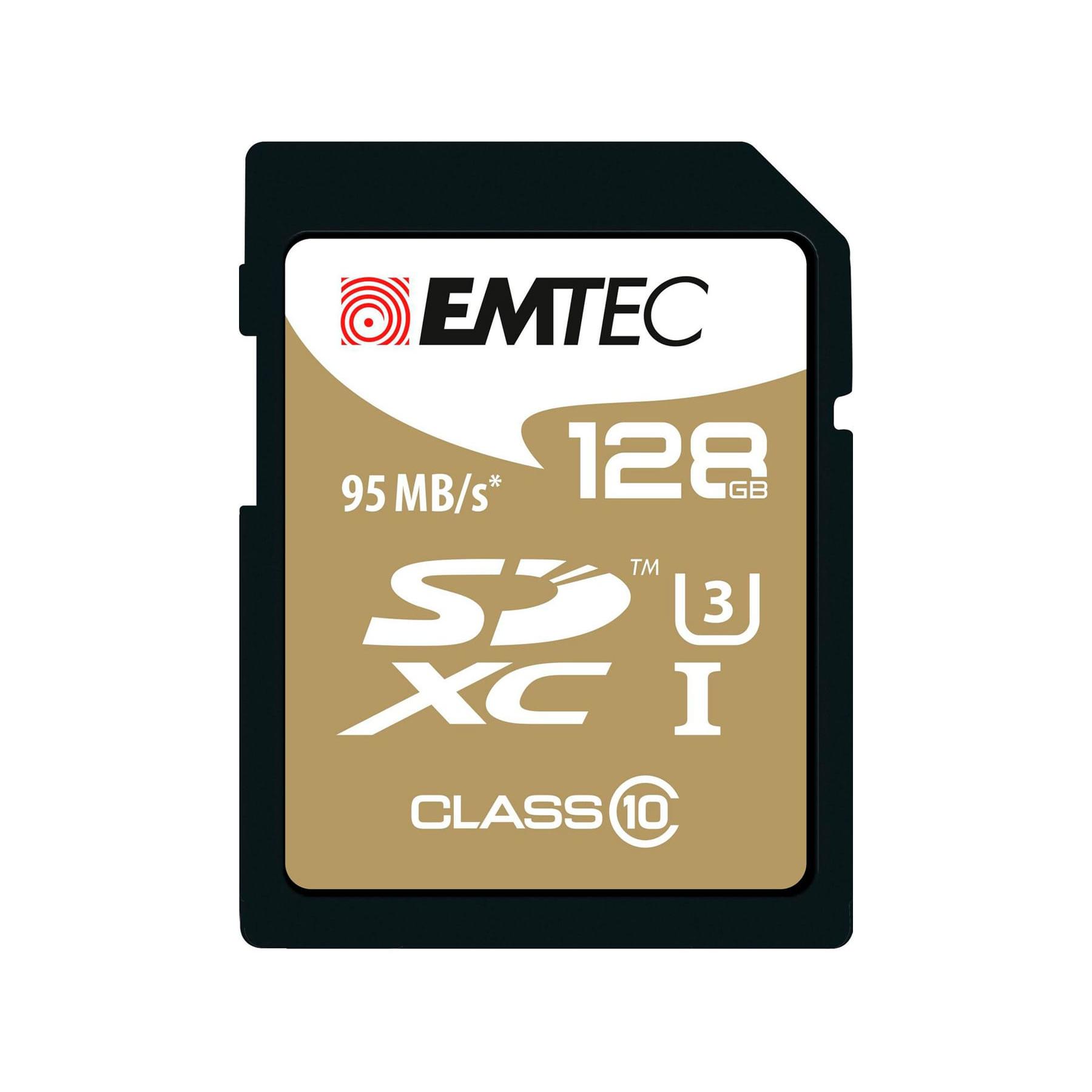 EMTEC ECMSD128GXC10SP 128GB Negro / Tarjeta de memoria SD
