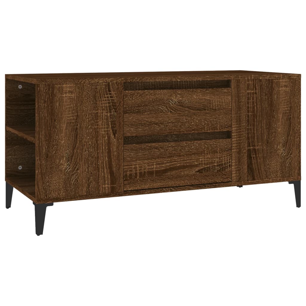 vidaXL Mueble de TV madera contrachapada 102x44,5x50 cm, Mueble de Salon, Mueble TV, Mueble TV salon, Mesa de TV, Mueble tele