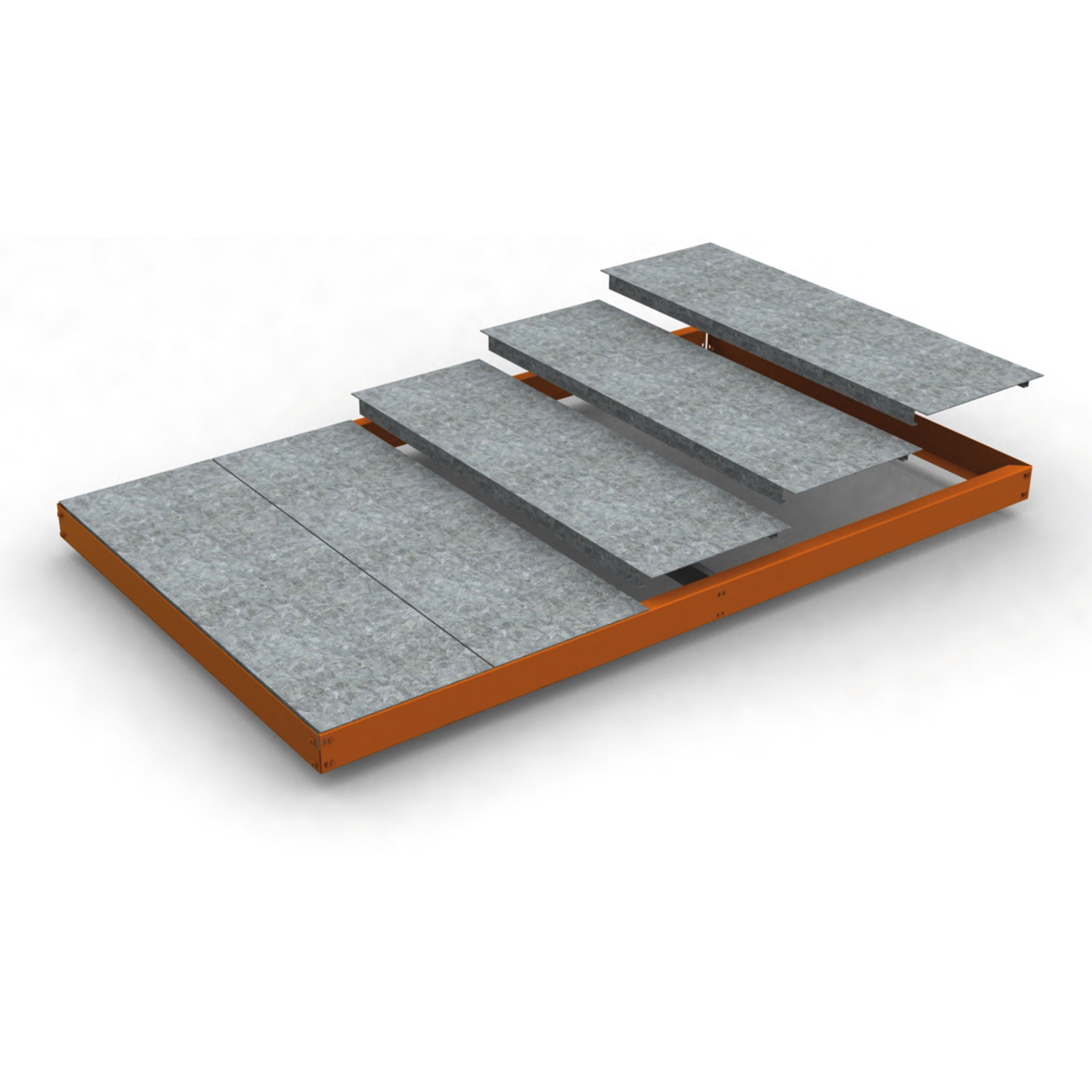 Estantería SIMONRACK Ecoforte ea 1207 metal naranja