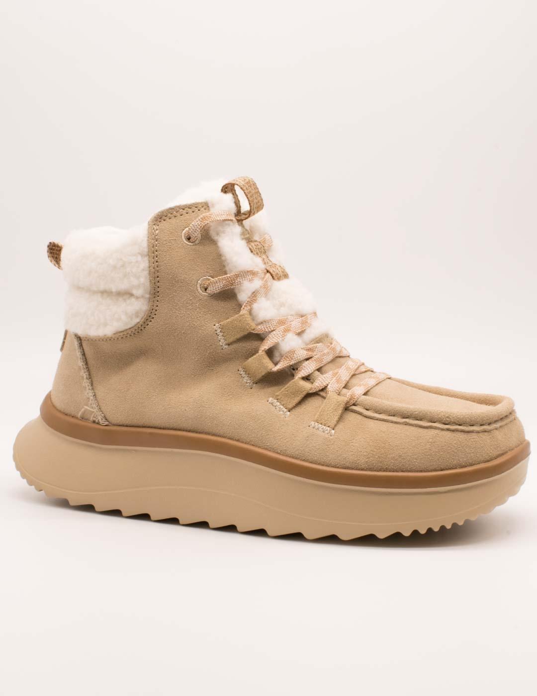 Botín Hey Dude HD44367-265 Tan de Mujer