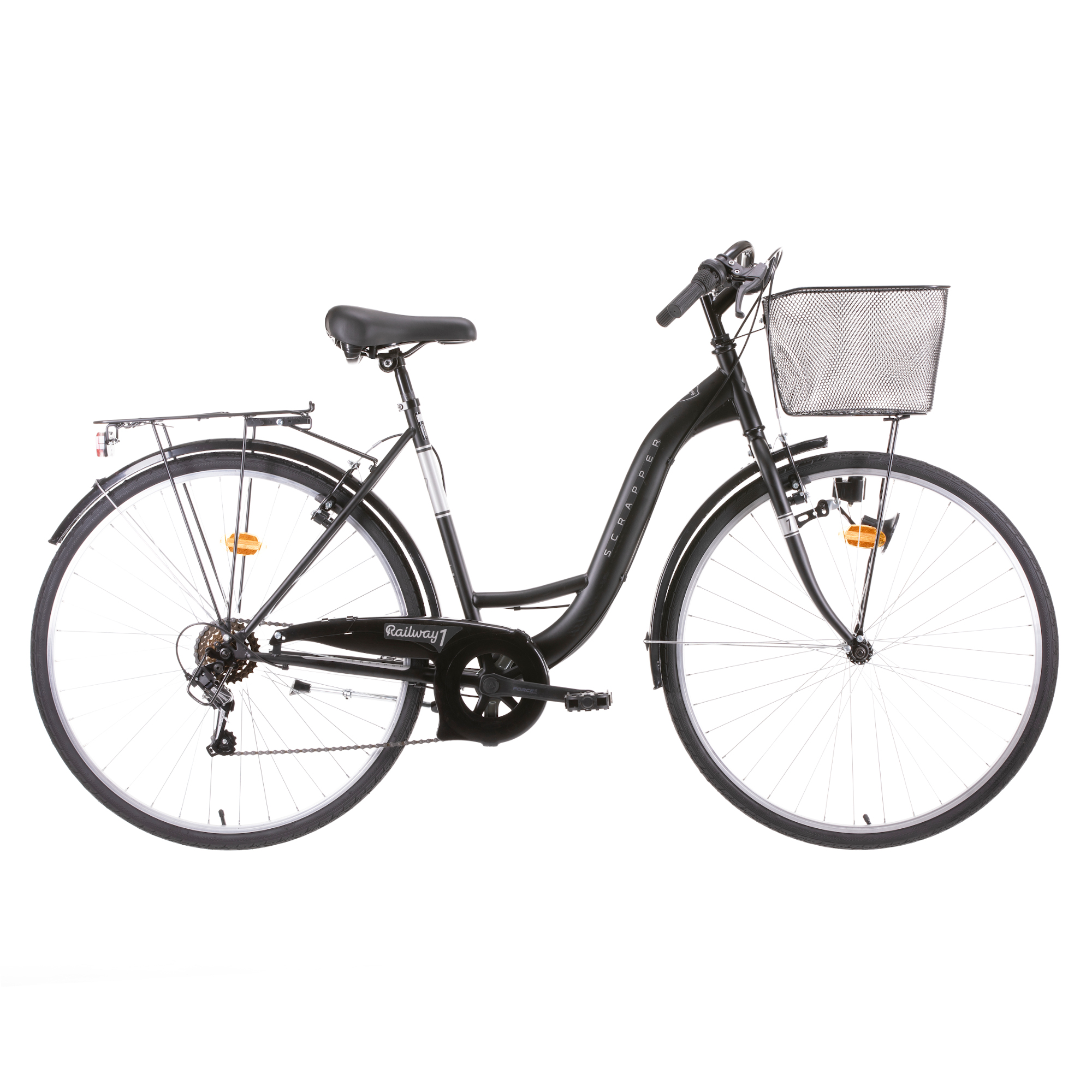 Vitalgym Bicicleta Paseo Scrapper Rueda 28” 6 Velocidades Negro