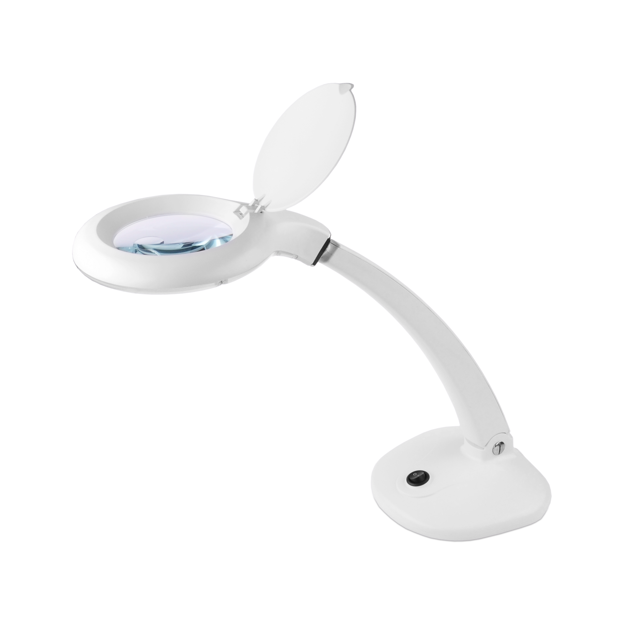 Lámpara de taller con lupa cosmética 30x LED 3+12dpi 6W 6500K Rebel