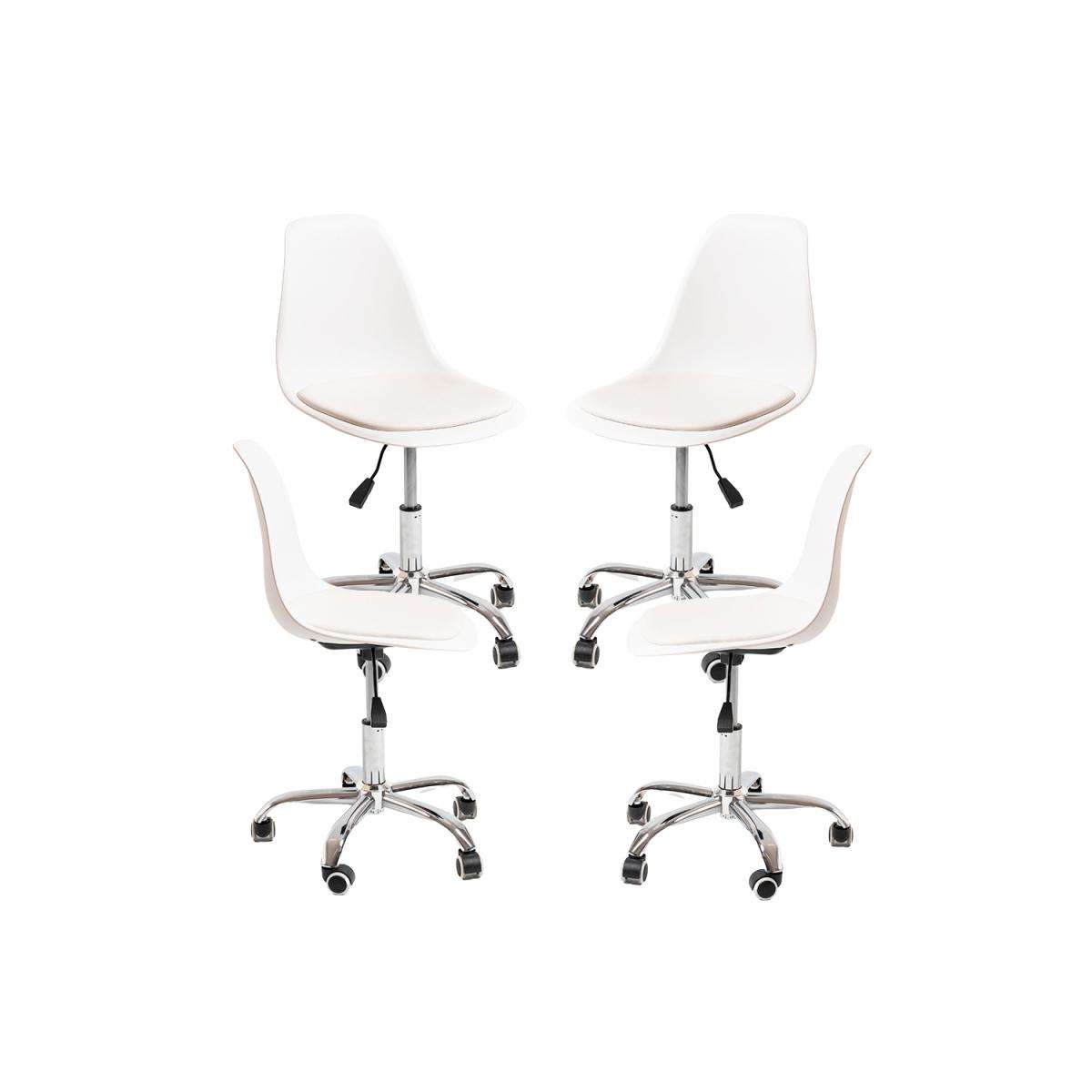 Regalos Miguel - Packs Sillas - Pack 4 Sillas Dami Office - Blanco