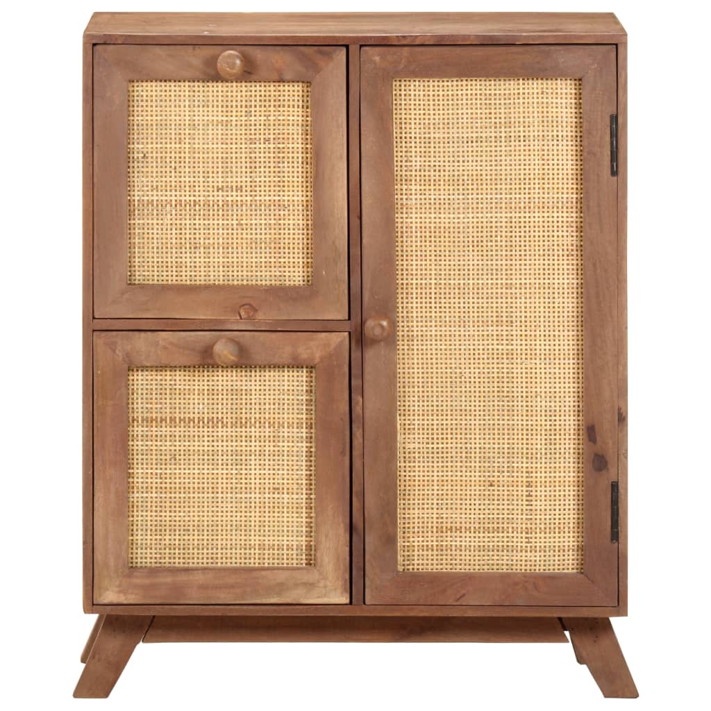 Vidaxl Aparador de Madera Maciza de Mango 60x35x75 Cm