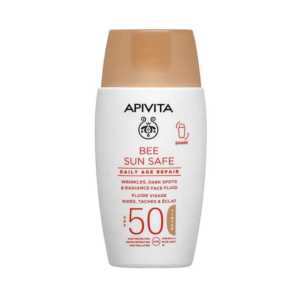 Apivita Bee Sun Safe Spf+50 Fluido Facial Con Color 50 ml