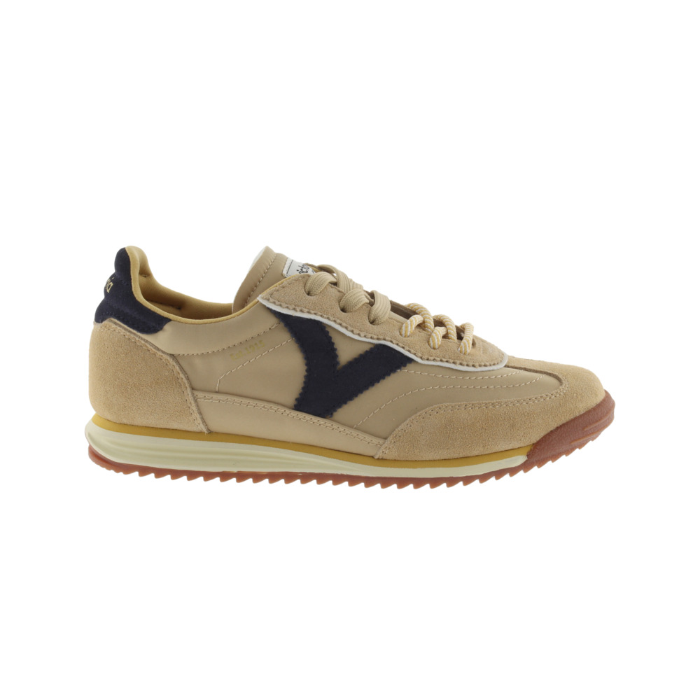Victoria Saturno Zapatillas de nylon con piezas de color y serraje y suela en sierra 1158113
