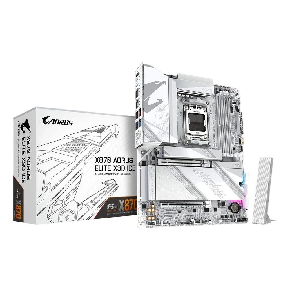 Placa Base PC Gigabyte X870 A ELITE X ICE