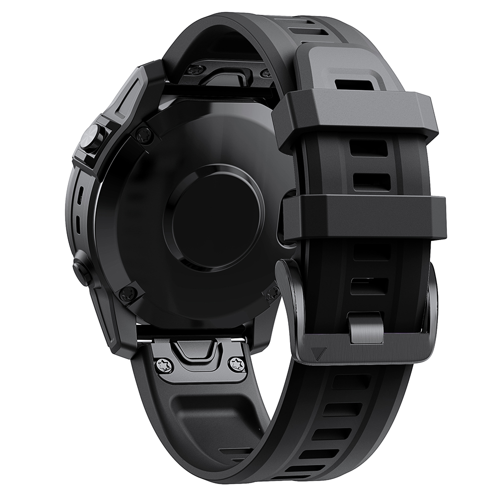 Correa de Silicona para Garmin Fenix 8 - 47mm / Fenix 7 / Fenix 6 / Forerunner 935 / Approach S60, Banda Básica Conectores Quickfit 26mm