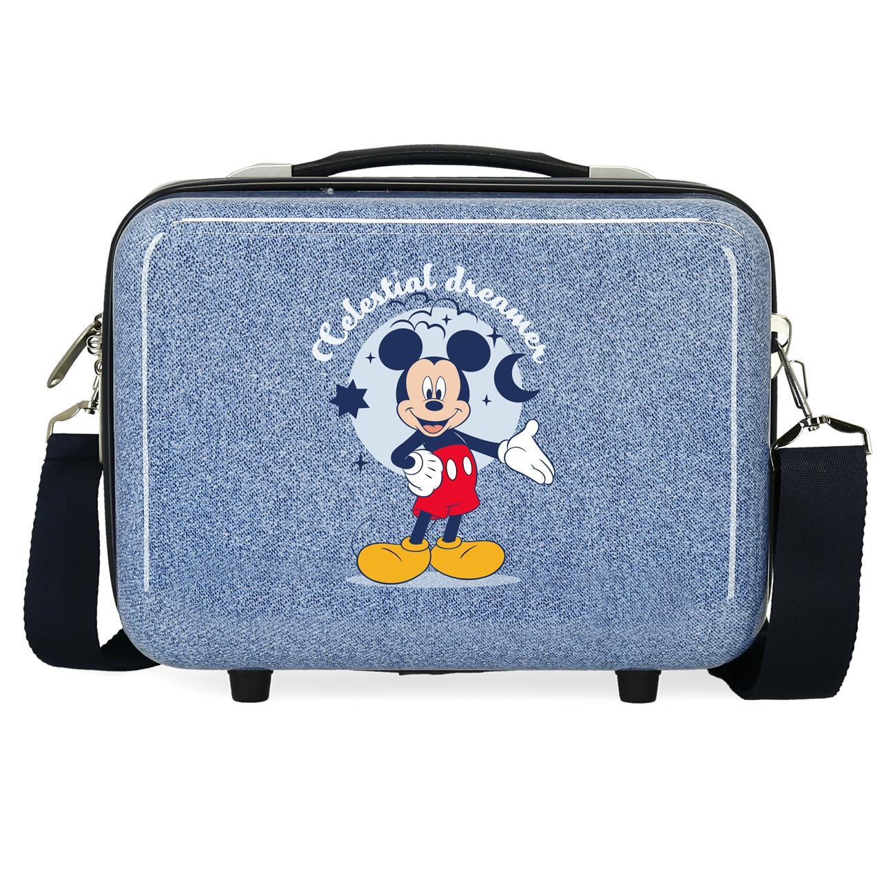 Neceser ABS Disney Mickey Celestial dreamer con capacidad de 9L Denim