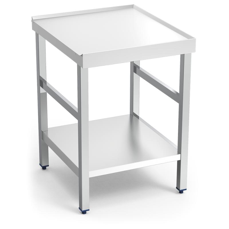 Mesa de salida para lavavajillas c/entrepaño 610x700x865 mm.