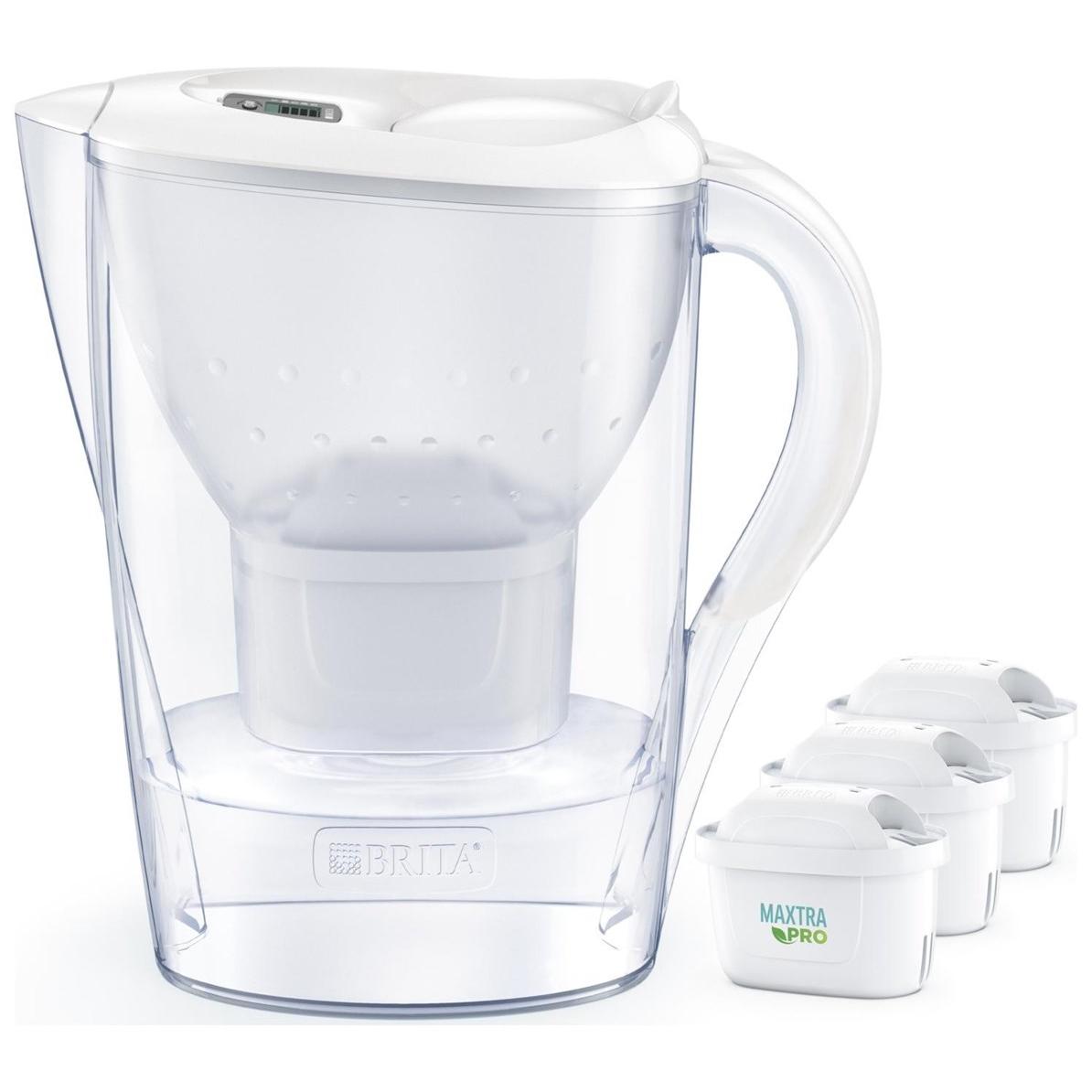 Brita filter jug marella +3 maxtra pro pp white polypropylene 2.4 l 150 l