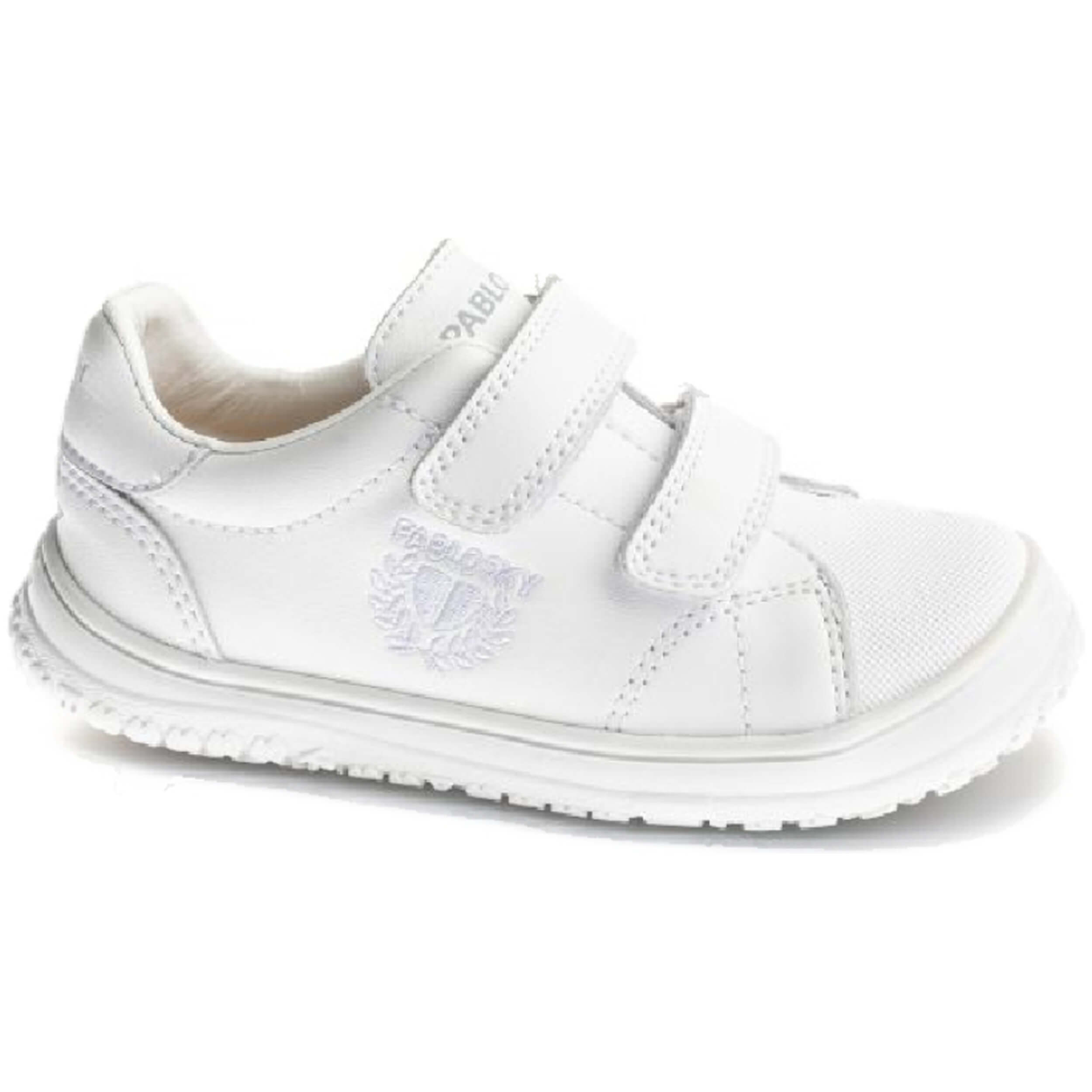 Zapatillas Pablosky  para niños en color blanco