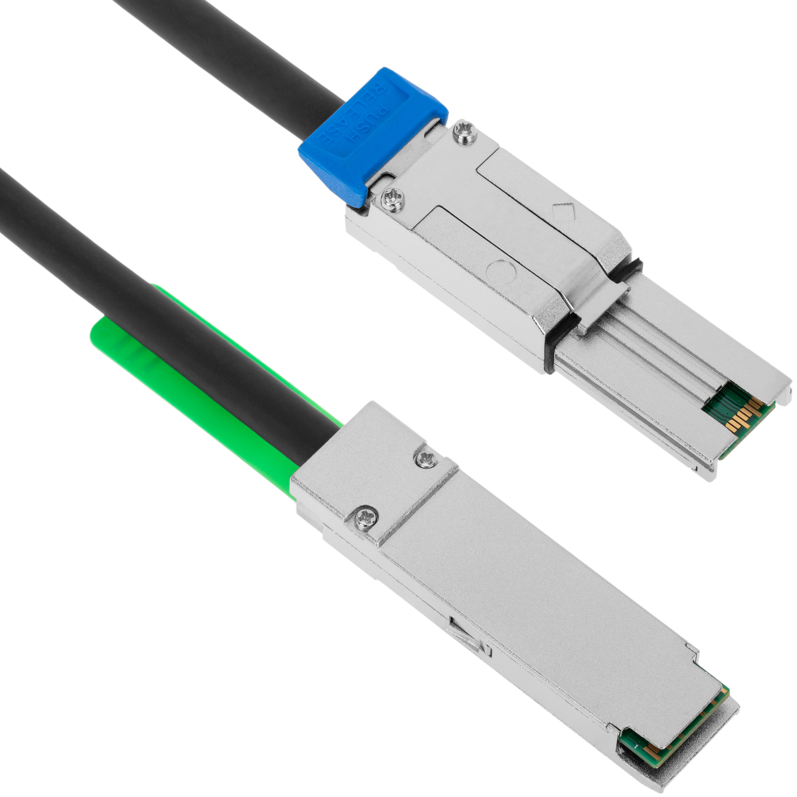 Cable QSFP+ SFF-8436 a MiniSAS SFF-8088 de 1m - BeMatik