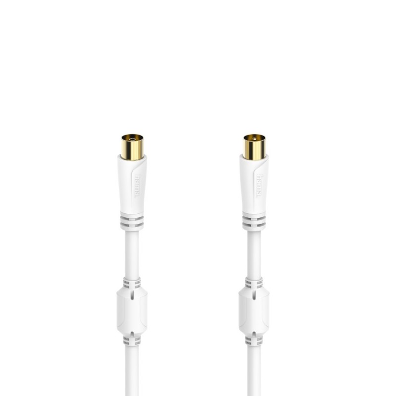 Hama - 00205246 cable coaxial 1,5 m Blanco 00205246