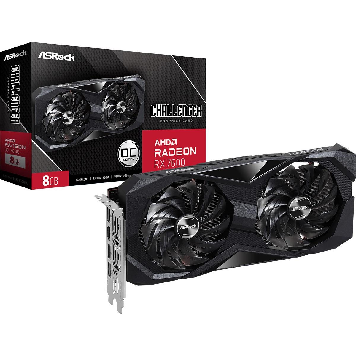Tarjeta gráfica Asrock RX 7600 CL 8GO