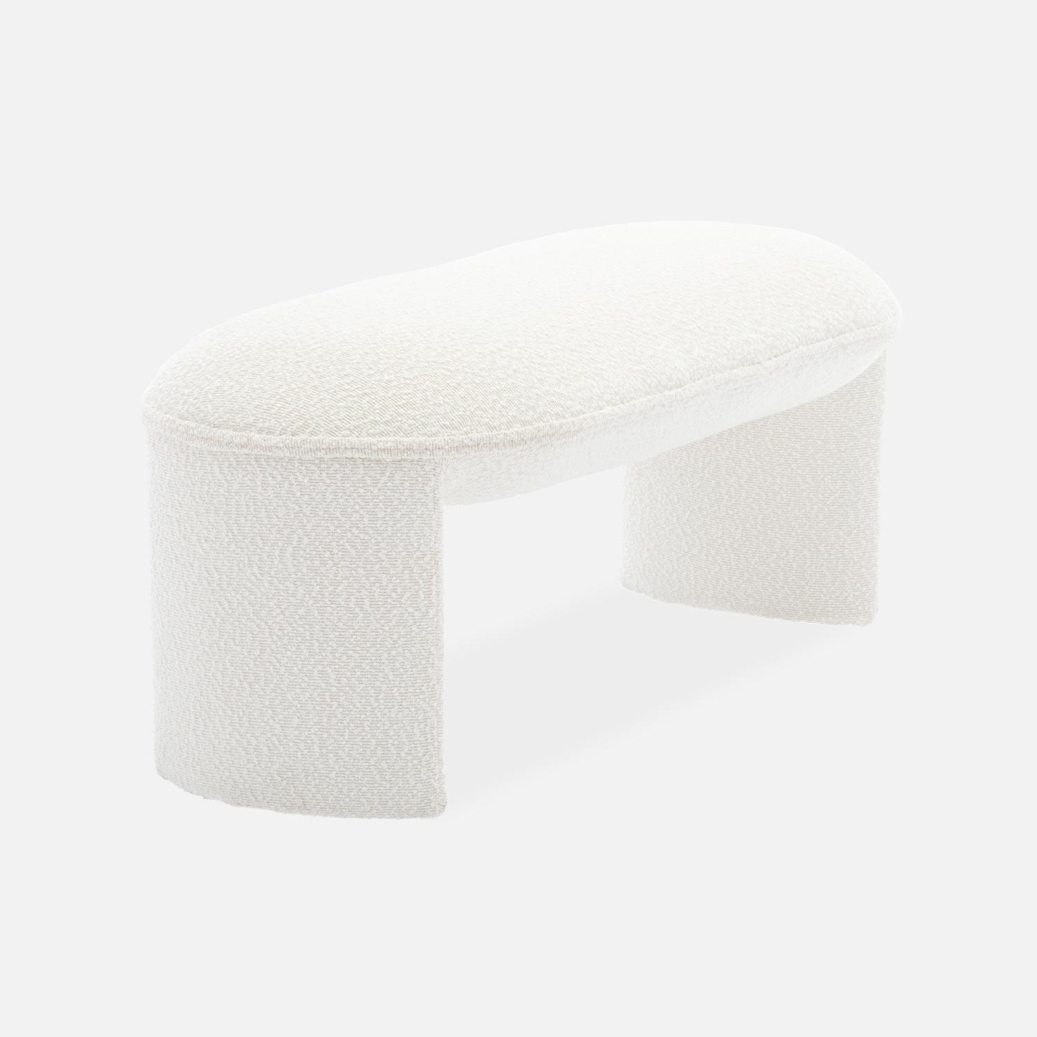 sweeek - Banco pie de cama estilo borreguito , Shawn , 100x44x41