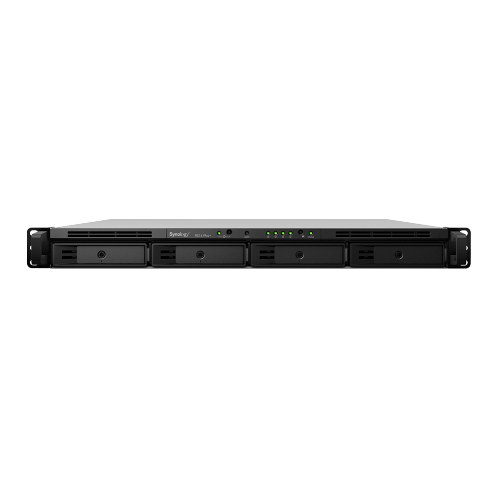 RS1619XS+1U 4 BAY 2.2 GHZ QC 8GB DDR4 4X GBE 2X USB 3.0