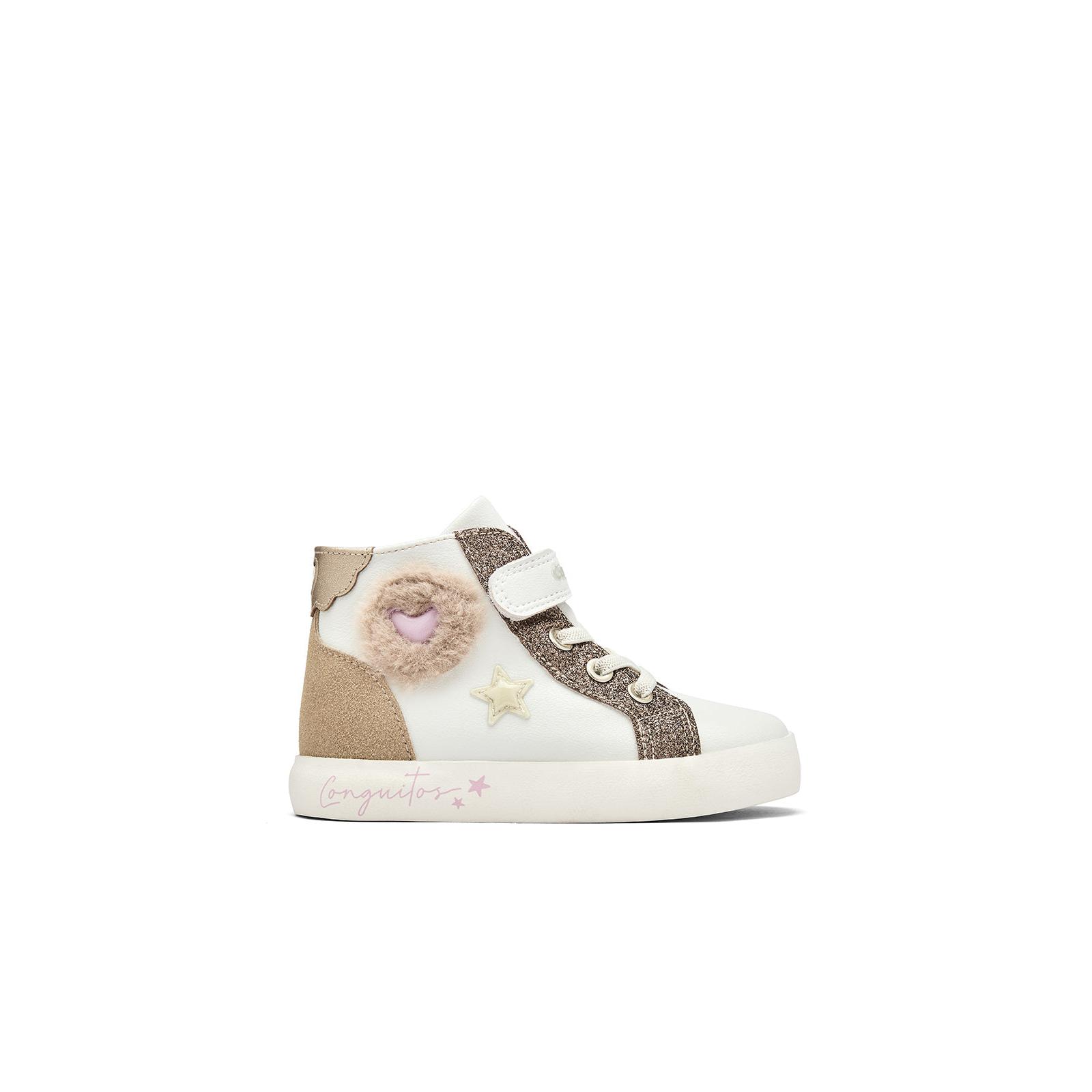 Conguitos - Zapatillas Altas De Niña Con Pelo Y Corazón para Niña