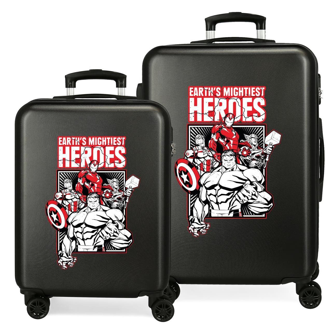 Juego de maletas Marvel Avengers Mightiest Heroes 68x48x46cm