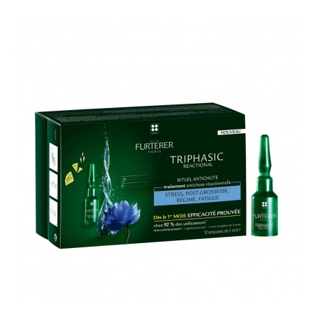 TRIPHASIC TRATAMIENTO ANTICAIDA REACCIONAL RENE FURTERER 12