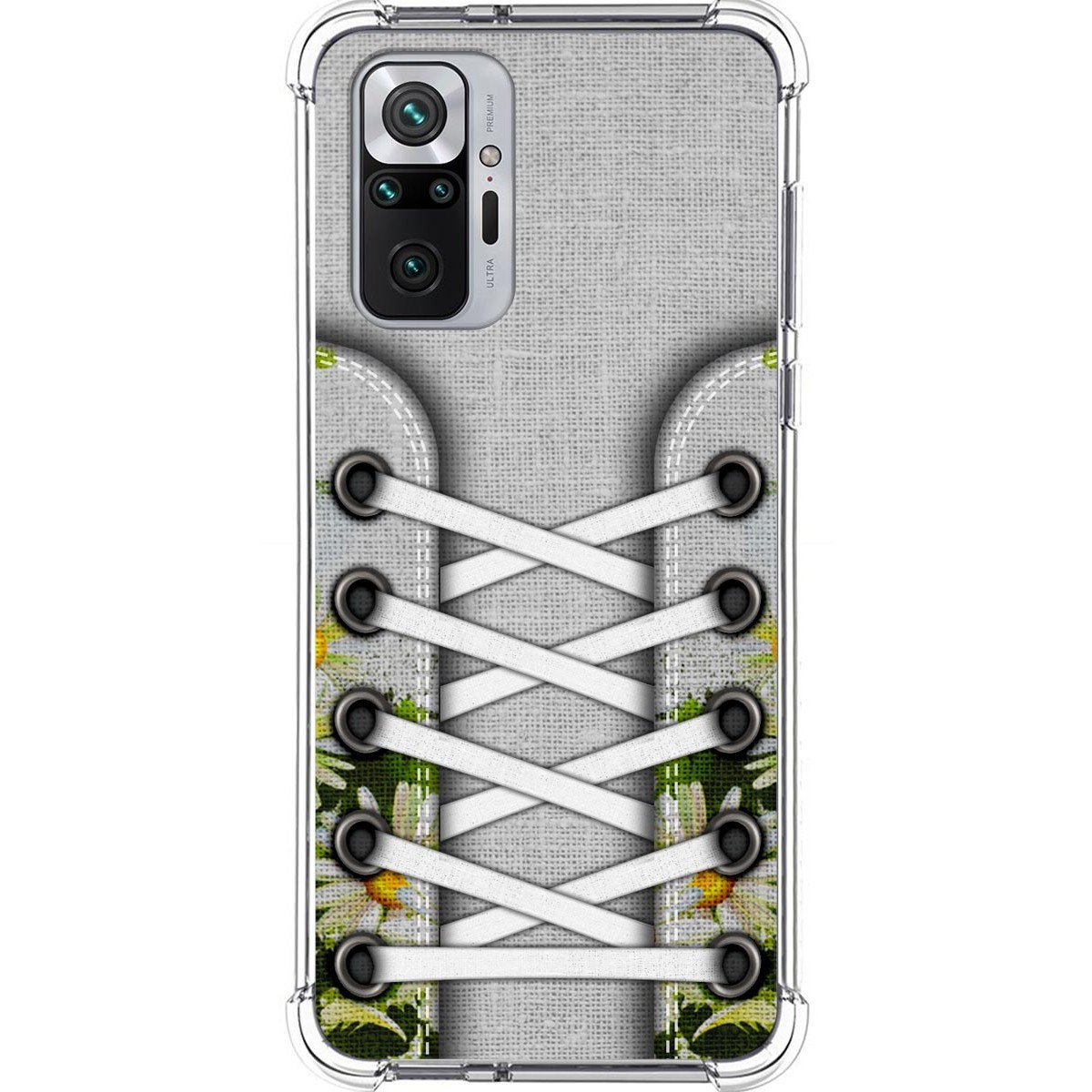 Tumundosmartphone Funda Silicona Antigolpes para Xiaomi Redmi Note 10 Pro diseño Zapatillas 08 Dibujos