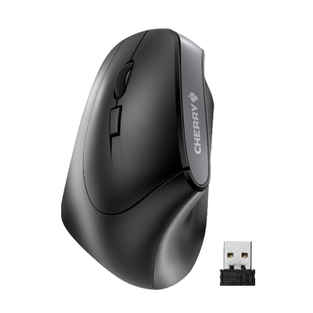 Cherry Ratón Inalámbrico Ergonómico para Zurdos con Diseño Vertical de 45°