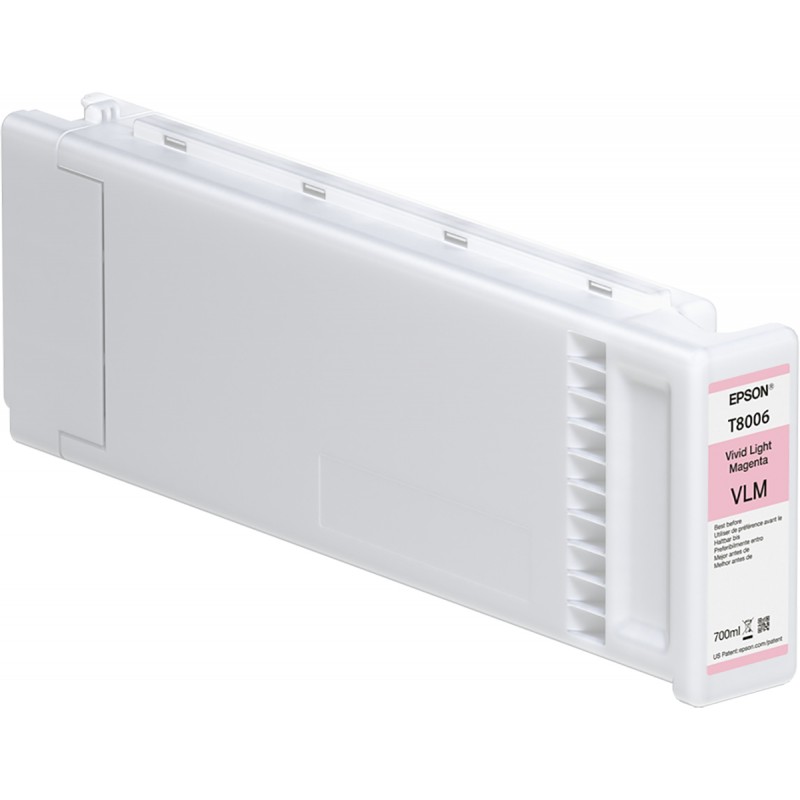 Epson - Singlepack Vivid Light Magenta T800600 UltraChrome PRO 700ml C13T800600